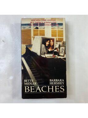 Beaches 1988 VHS Drama Comedy Stars Friendship Woes Bette Midler Barbara Hershey